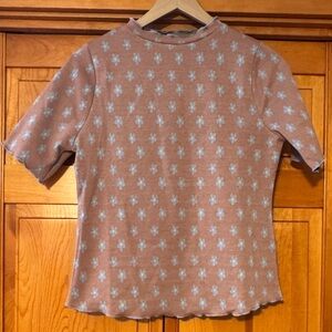 Floral Patterned Women's Top